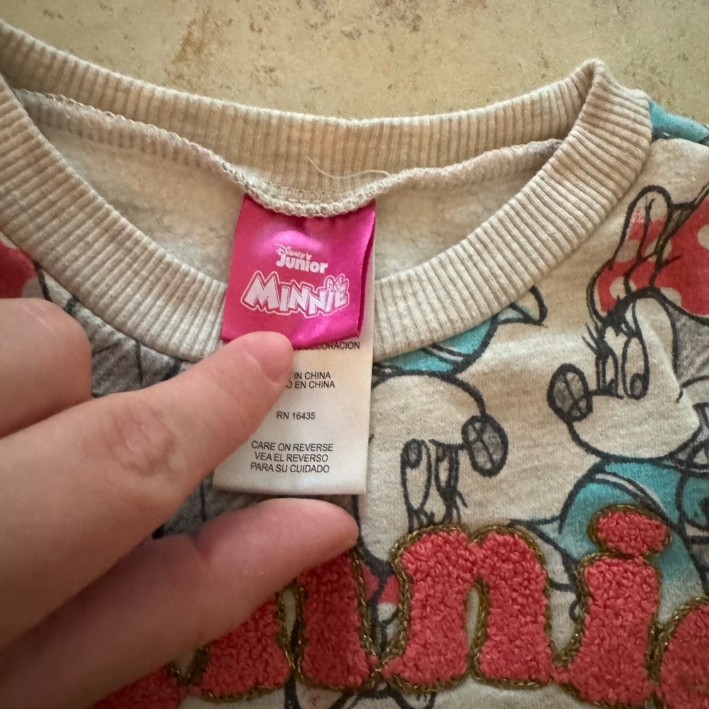 Minnie Mouse Kids Sweatshirt - Gray - Picture 3 of 3